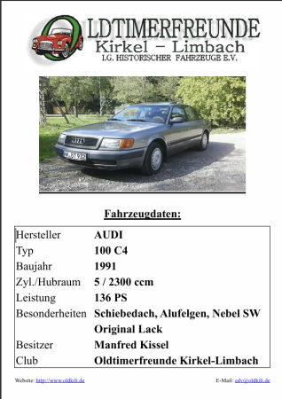 SteckbriefManfredKisselAudi100C4