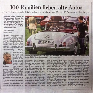 100 Familien lieben alte Autos und Traktoren
